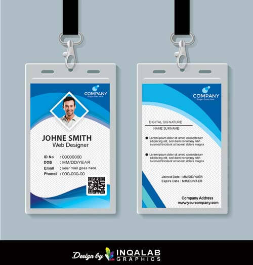  Coreldraw Company Id Card Templates Free Download Printable Templates