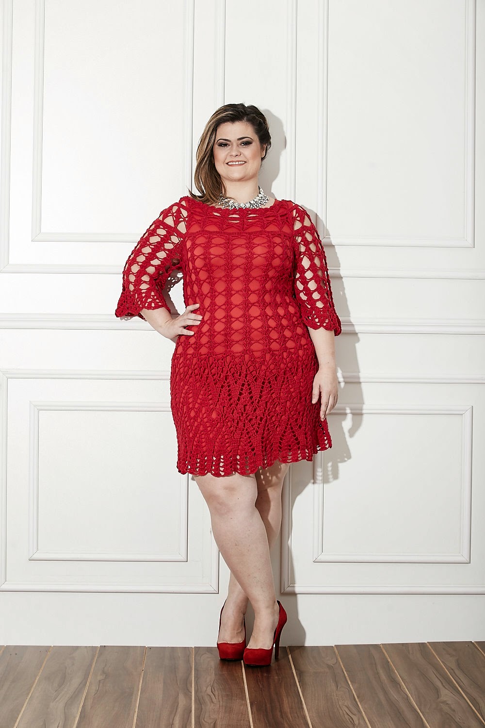 roupas de crochê plus size