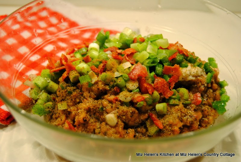 Black Eyed Pea Mash on Crispy Polenta