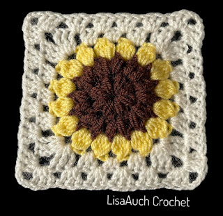 crochet flower granny square pattern