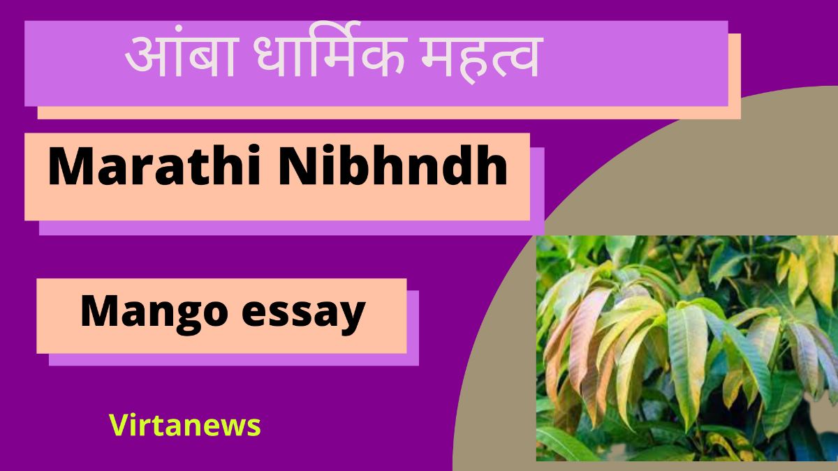 mango essay writing in marathi