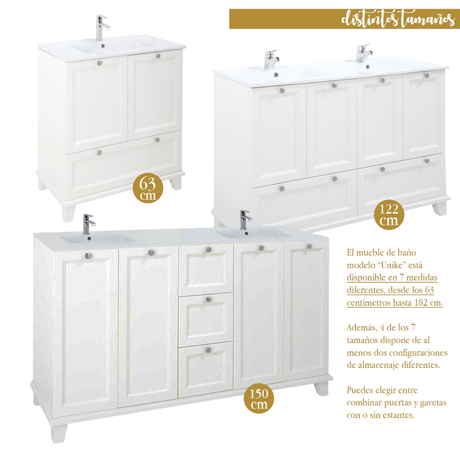 mueble de baño bonito blanco leroy merlin