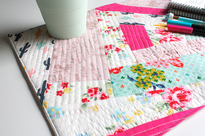 Como hacer un mantel individual en Patchwork con la técnica Quilt as you go