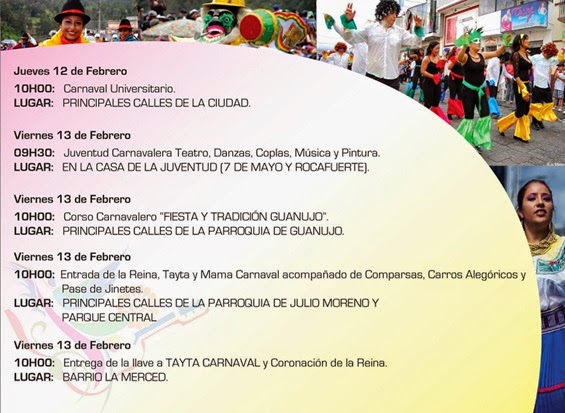 Programa completo Carnaval de Guaranda 2015 Programa completo Carnaval de Guaranda 2015