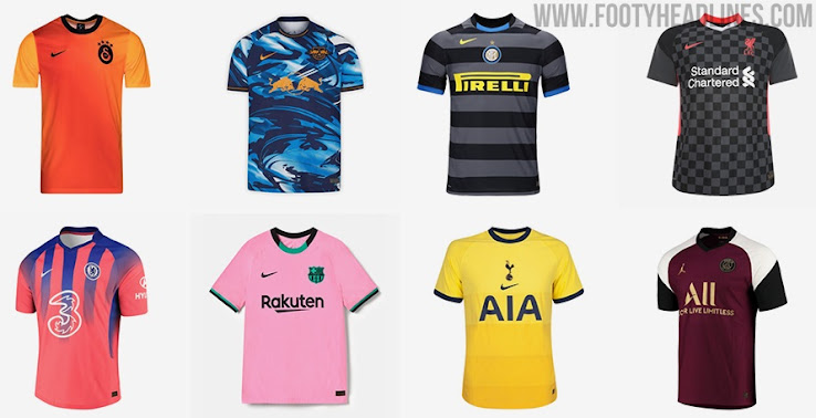 evidencia grava barba Nike Global Streamlined Third Kits | 2014 - 2021 - Footy Headlines