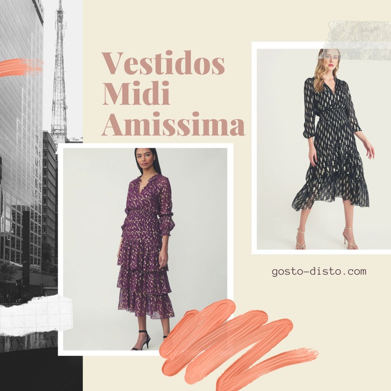 os vestidos midi mais lindos