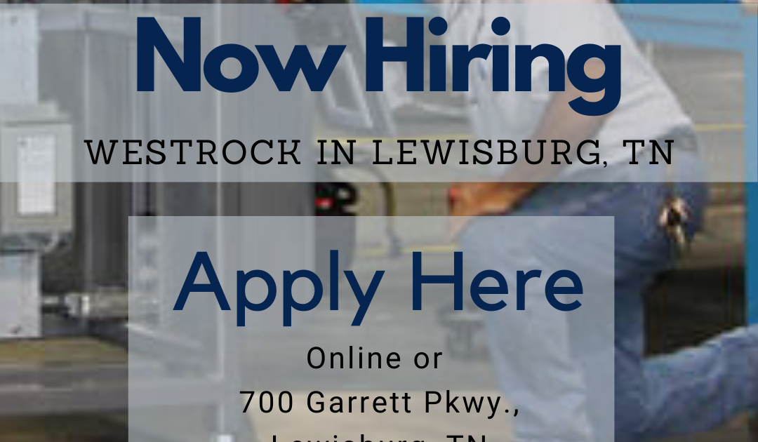 Marshall Job Hub Production Supervisor Wanted at WestRock