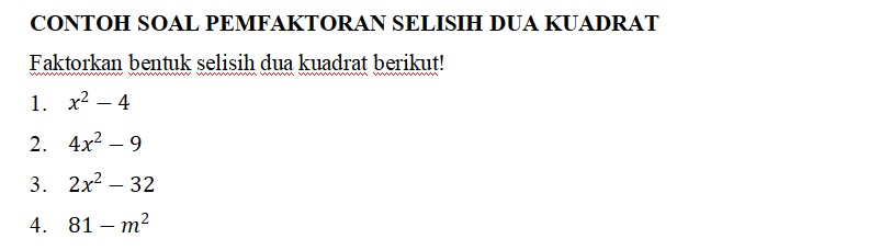PEMFAKTORAN ALJABAR MATEMATIKA KELAS 9 - Media Pembelajaran Online Guru