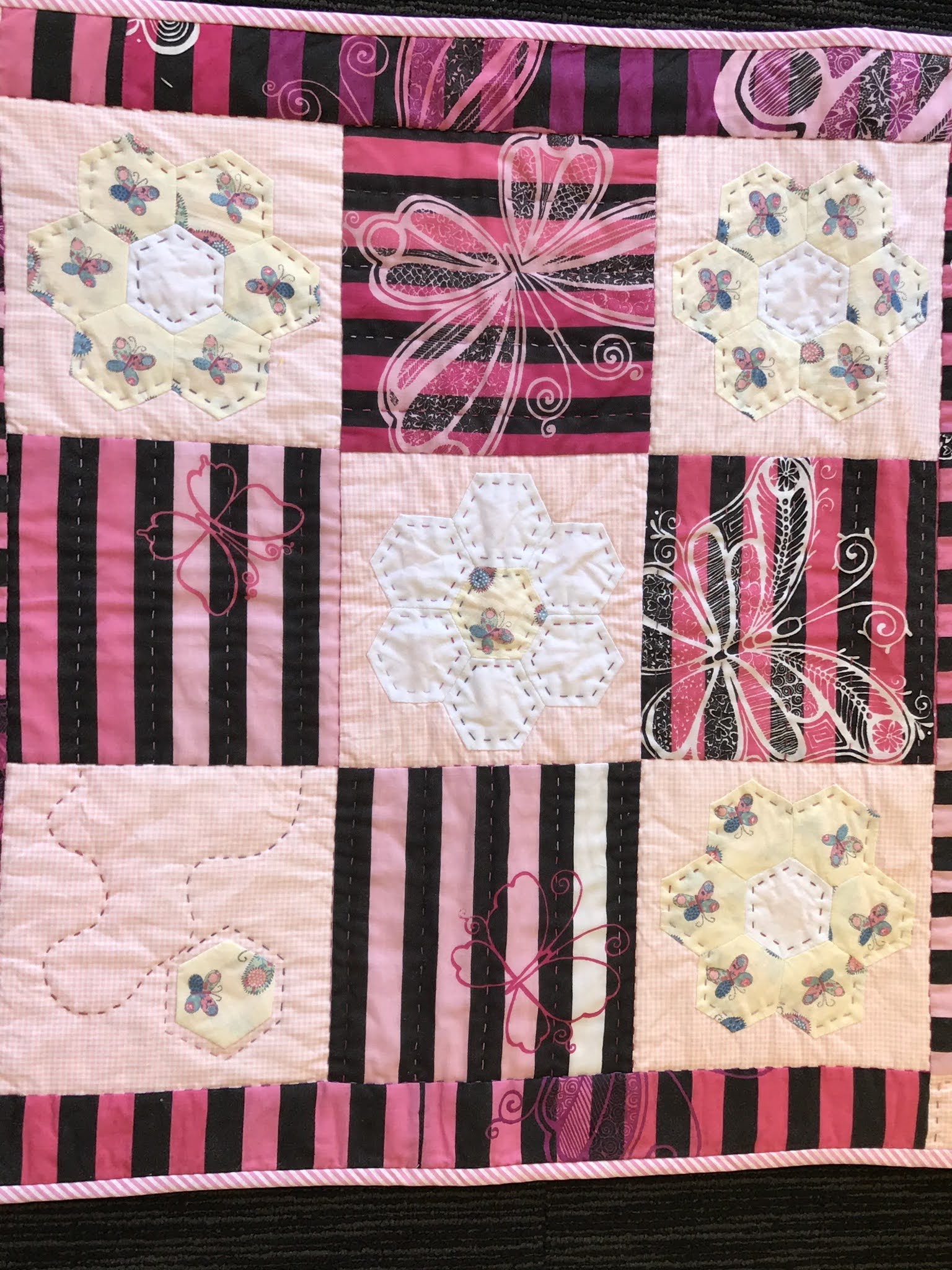 The Hunters Hill Quilters Beautiful Baby Quilts.