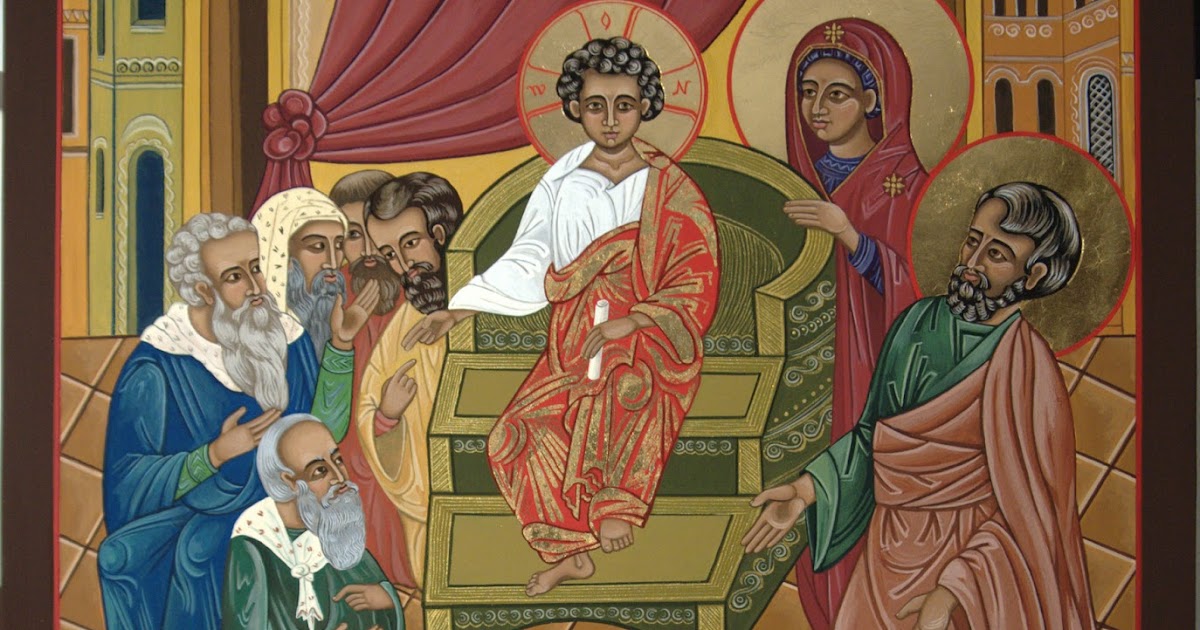 12 Jährige Jesus Im Tempel IKONEN: Josefs-Zyklus: Der 12-jährige Jesus im Tempel