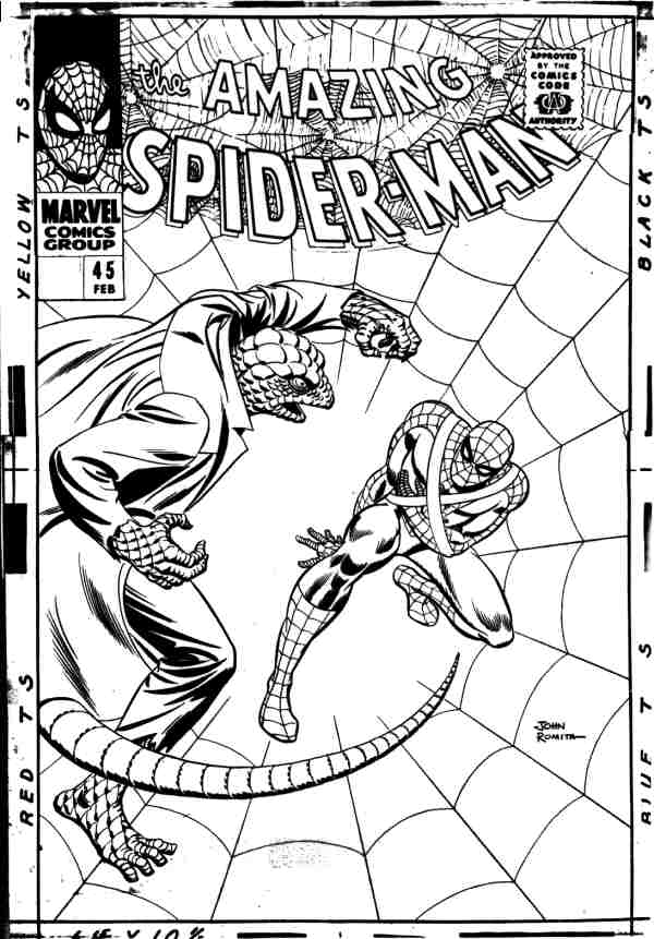 ORIGINAL COMIC ART LOCATOR: ART HIGHLIGHT: JOHN ROMITA SR. TWICE UP ASM ...