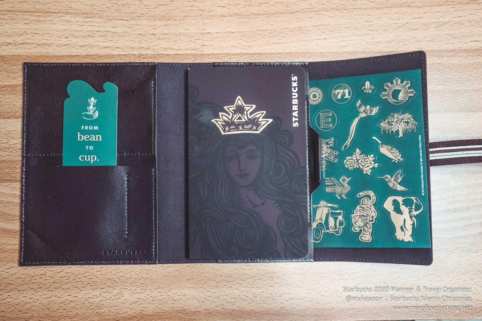 Detailed Unboxing of the Starbucks 2020 Planners & Travel Organizer