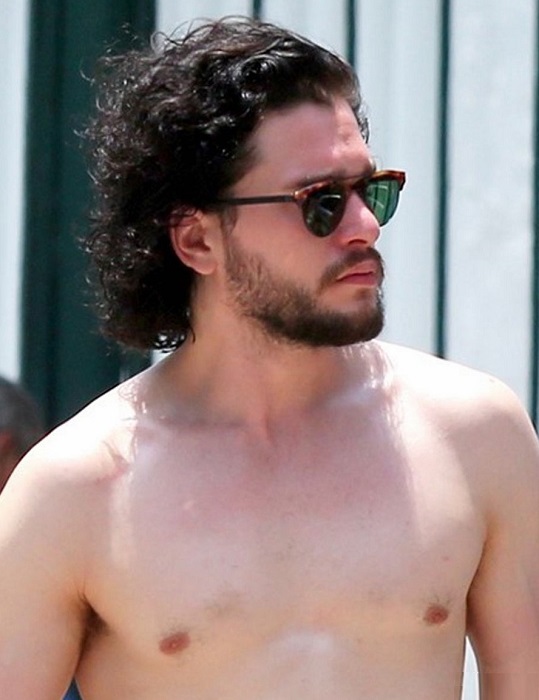 Kit Harington Spending Time on the Beach in Rio De