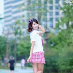 Yoon Joo Ha – Pink School Girl Foto 12