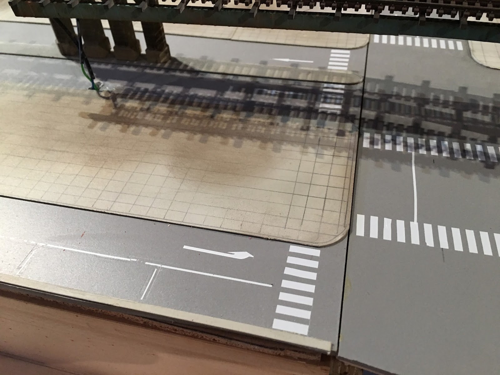 quinntopia An N Scale blog STREETS & SIDEWALKS