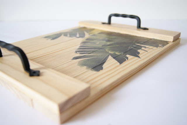 bandeja diy tropical