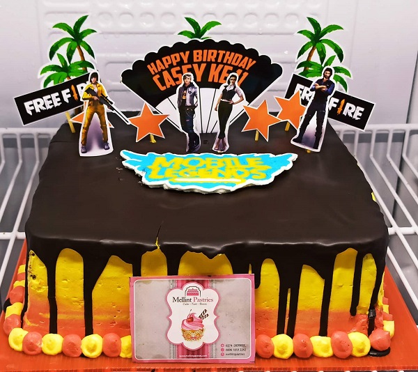 Tart Free Fire Spesialis Kue Ulang Tahun Jogja