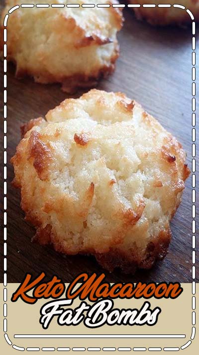 keto Macaroon Fat Bombs By The Nourished Caveman - Keto Macaroon Fat Bombs: A macaroon which is also a great fat bomb! Bring some healthy fats in to your diet, Keto or not this is a dessert that's actually good for you!