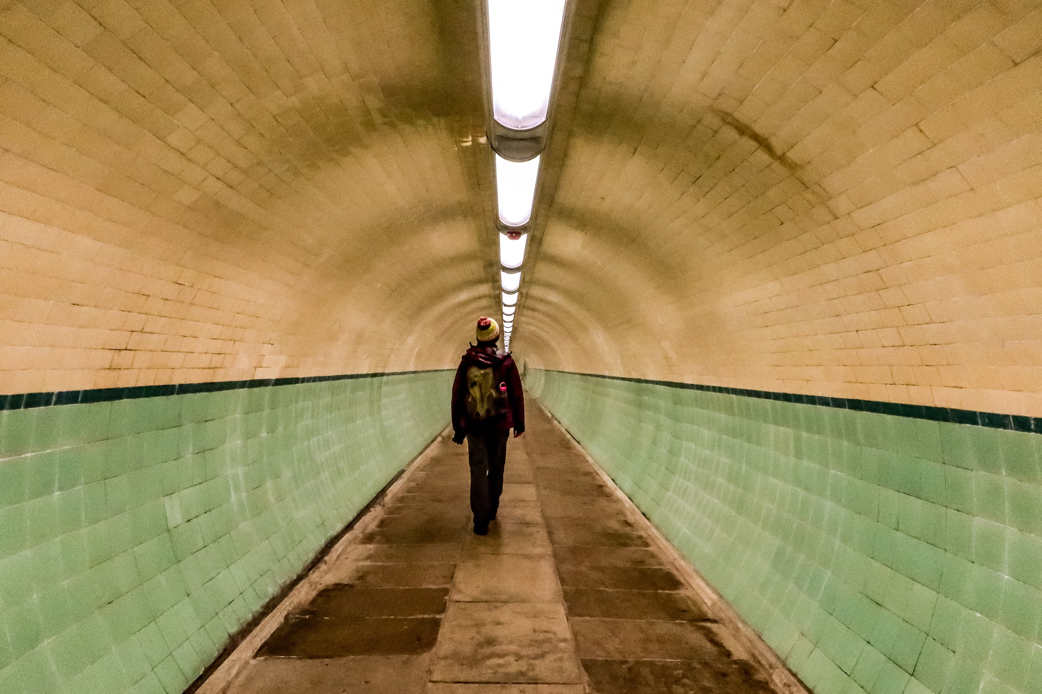 A 12 mile walk to the Pedestrian Tyne Tunnel Mandy Charlton