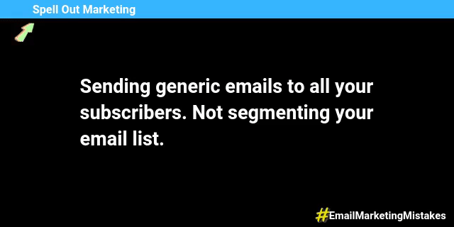 common email marketing mistakes to avoid