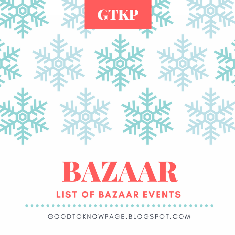 Good to Know: List of Christmas Bazaars Good to Know: List of Christmas Bazaars