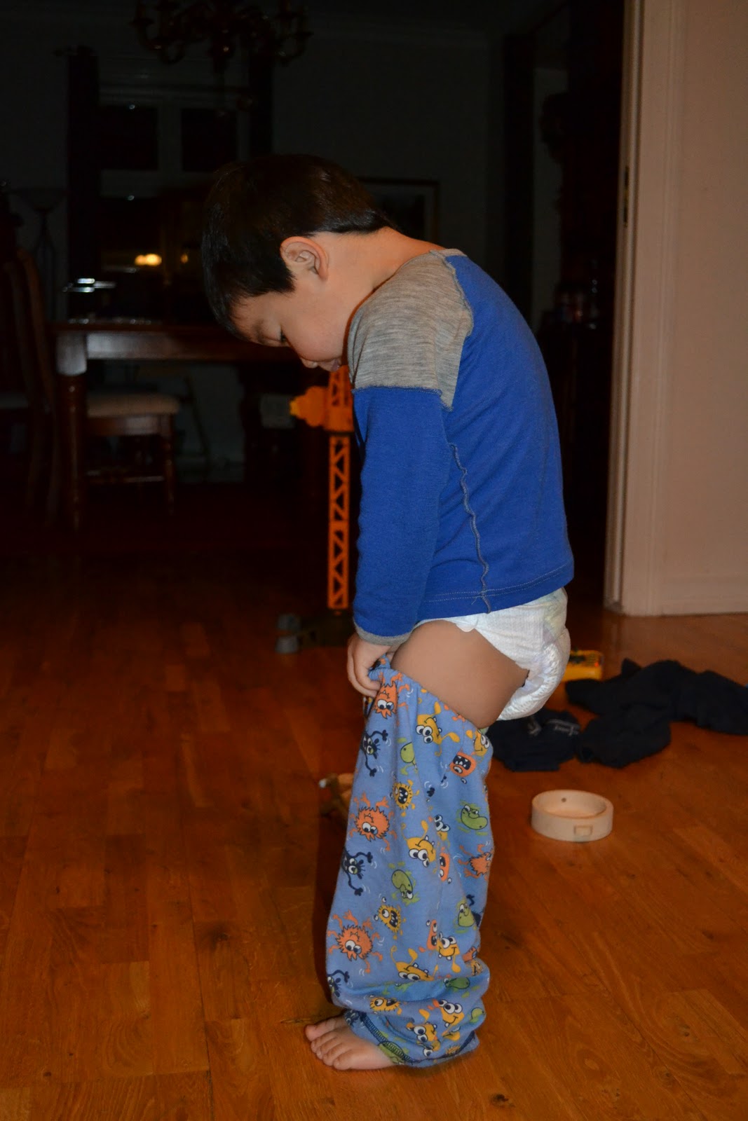 Everyday with Tig, Tim & Tae. Putting on Pants!!