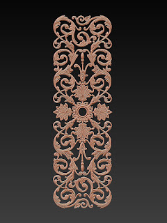 Digital sculpting of decorative elements for custom furniture. 3D Models for Production.