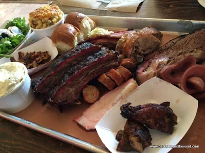 meats and sides at Smokestack at Magnolia Brewing in San Francisco