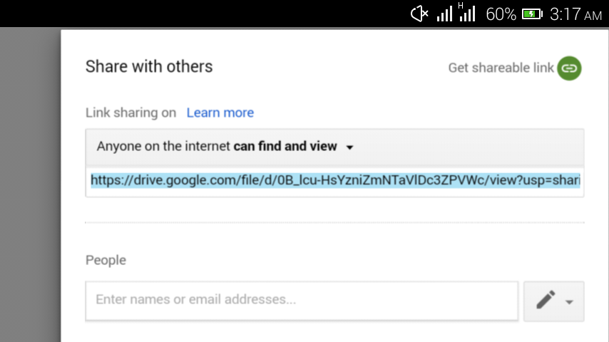 Get Download Link From Google Drive