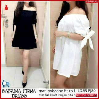 SPC136D40 Dress Firna Twiscone Bhn Dress Wanita | BMGShop
