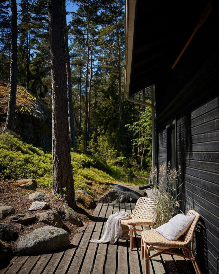 An Idyllic Finnish Summer Cabin on the Water's Edge