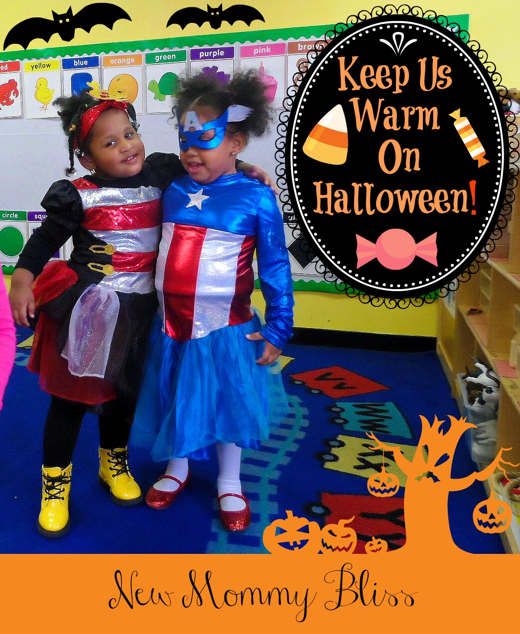 Simple Tips to Keep your Kids WARM on Halloween! - New Mommy Bliss