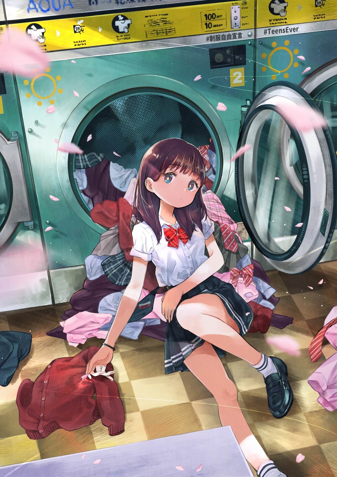 صور انمي بنات ملابس مدرسة👨‍🎓👩‍🏫