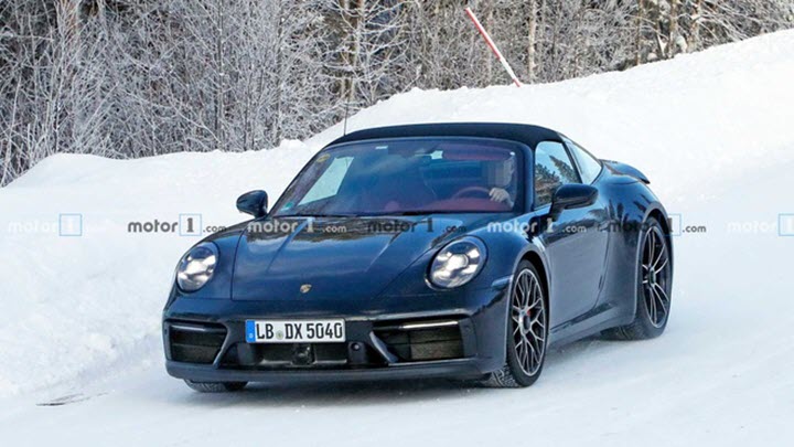 Porsche 911 Targa 2020 lộ ảnh trước thời điểm ra mắt