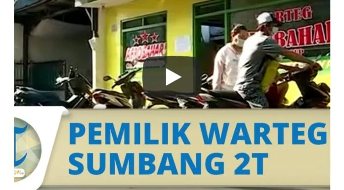 Salut! Terinspirasi Akidi Tio, Pemilik Warteg di Jakarta Ini Sumbang ‘2T’