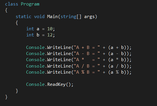 Digital Skills: C# Tutorial: 03 - C# Operators