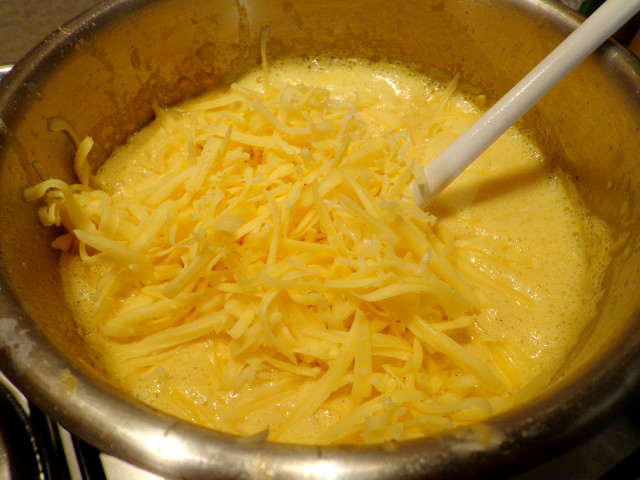 add grated cheese