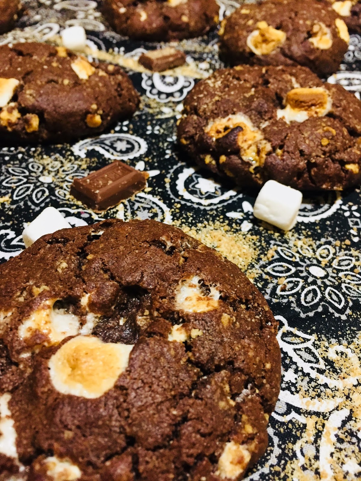 Chewy S Mores Brownie Cookies