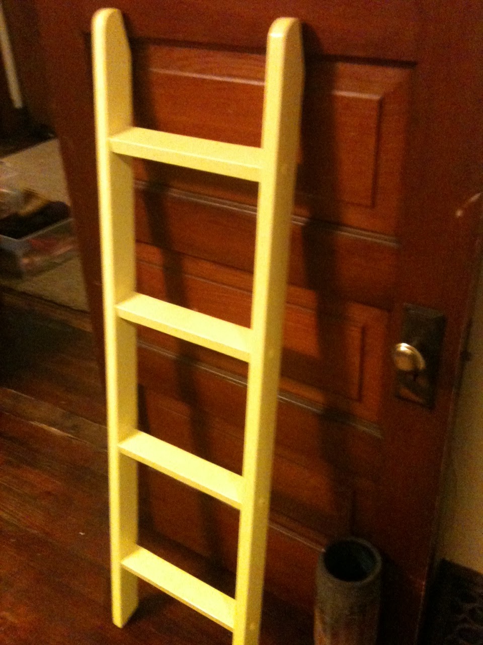 Gettin' Domestic DIY Ladder Card Holder