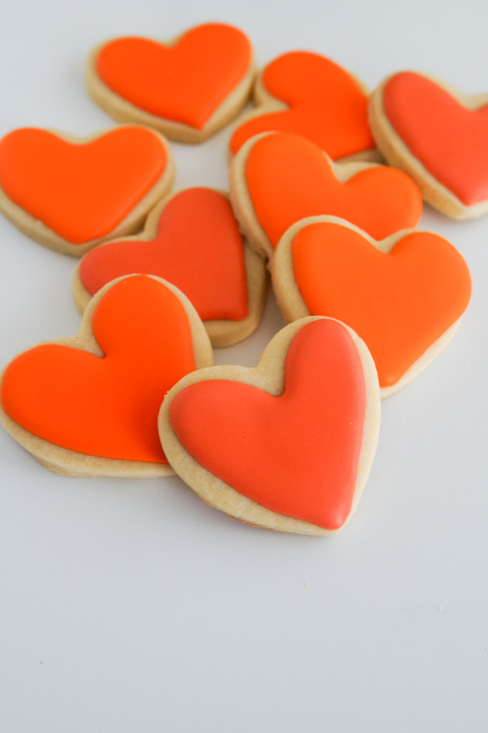 Comparing Orange Food Colorings for cookie decorating