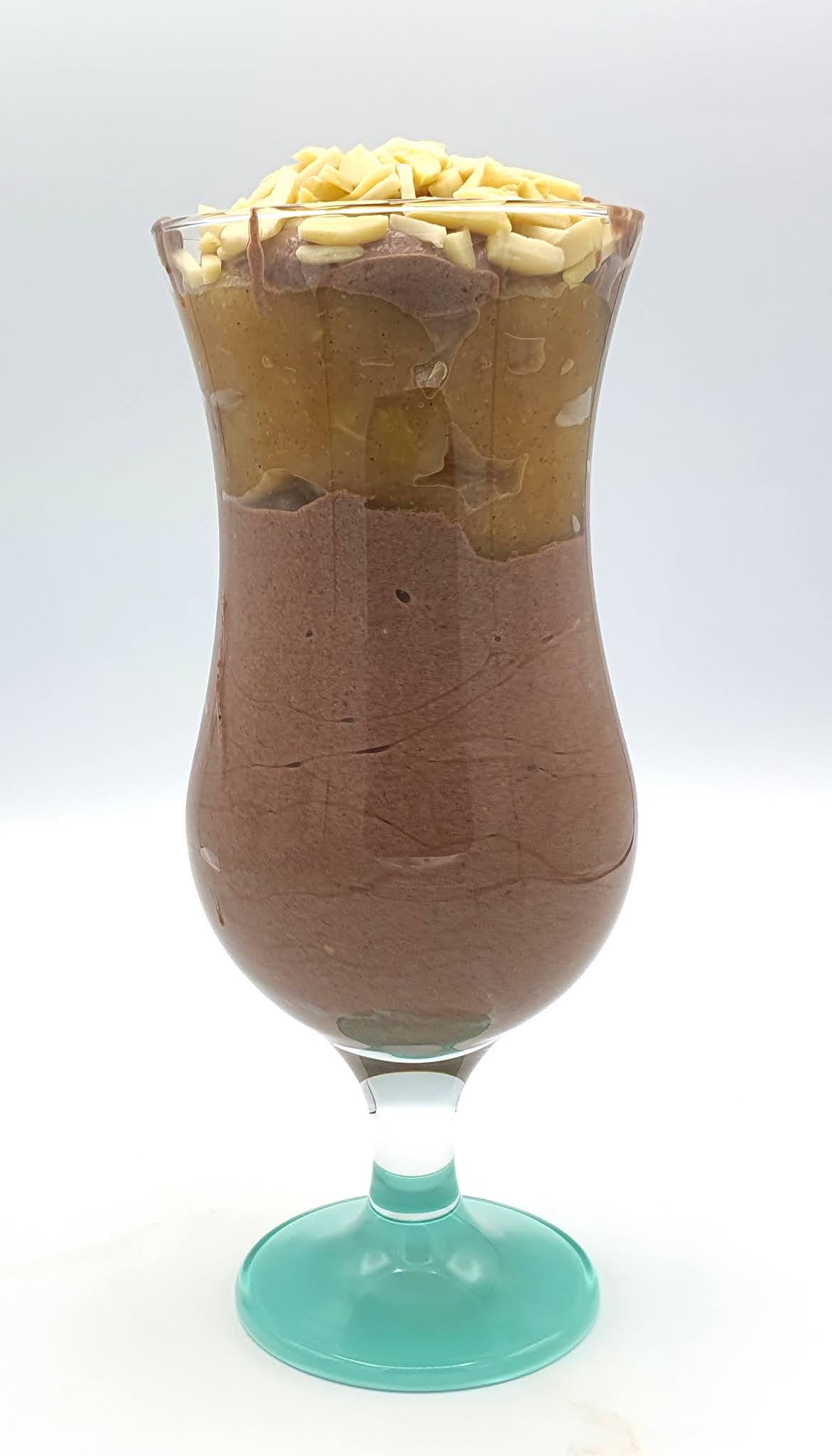 Wessels low carb Welt: Schokojoghurt mit Apfelmustopping