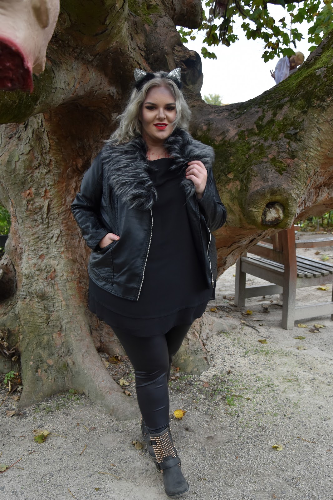 The Plus Size Faux Fur Leather Look Jacket You NEED This Autumn