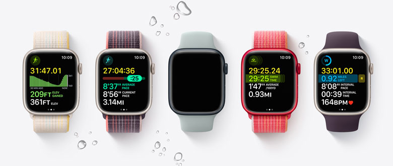 Đồng hồ Apple Watch Series 8 Cellular 41mm Red - Viền nhôm, Dây cao su - MNJ23VN/A - Hàng chính hãng