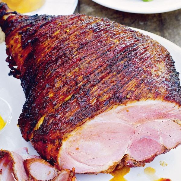 Jamie Oliver's Jerk Ham, Rubbed with Spices and Glazed with RumSpiked