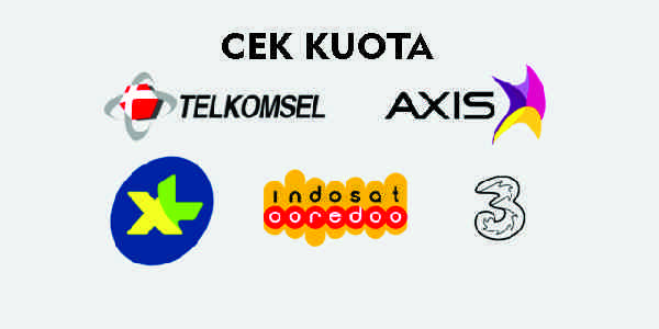 Cara Cek kuota Internet Semua Provider , Tri (3), Smartfren, Indosat, XL axiata , Telkomsel     1. Cara Cek Kuota 3 (Tri)   #Cek Kuota Internet Tri (3) via SMS: Buka aplikasi SMS di ponsel Anda. Ketik SMS dengan format: info(spasi)data. Kemudian kirim ke 234. Anda akan mendapatkan SMS balasan yang berisi informasi paket data dan masa aktif.     #Cek Kuota Internet Tri (3) via Menu USSD: Buka aplikasi telepon/dialer di ponsel Anda. Lakukan panggilan ke *111#. Pilih Menu Cek Kuota, ketik 4, Kirim Pilih Kuota Data 2, Kirim Pilih Cek Kuota, ketik 1, Kirim Pilih pilihan jenis kuota sesuai dengan paket internet kamu, pilih yang mana saja. Misalnya, untuk Kuota Data Reguler, ketik 1, SEND. Pilih Status&Info, ketik 8, Balas. Pilih Cek Kuota, ketik 1, Balas. Tunggu SMS konfirmasi yang akan memberitahu sisa kuotamu.  #Cek Kuota Internet Tri (3) via Aplikasi Bima+: Unduh aplikasi Bima+ dari Playstore atau App Store. Buka aplikasi Bima+. Masukkan nomor telepon tri Anda lalu klik lanjutkan. Dapatkan kode verifikasi via SMS di nomor tersebut. Masukkan kode verifikasi lalu klik "lanjutkan". Aplikasi kemudian akan menampilkan sisa kuota Indosat Anda bersama masa aktifnya. Langkah ini diperuntukan bagi Anda pengguna ponsel android dan iOS. Pasalnya, lewat gadget kamu yang berbasis iOS tersebut, akan lebih mudah untuk cek kuota internet 3. Caranya, download terlebih dahulu aplikasi BimaTri di App Store. Dengan aplikasi resmi dari 3 tersebut, semua informasi terkait kartu prabayar 3 dapat dilihat pada aplikasi, termasuk sisa kuota yang ada.   #Cek Kuota Internet Tri (3) via Website Bima+ Buka situs tri.co.id. Masukkan nomor telepon tri Anda lalu login. Dapatkan kode verifikasi via SMS di nomor tersebut. Masukkan kode verifikasi lalu klik "lanjutkan". Aplikasi kemudian akan menampilkan sisa kuota Indosat Anda bersama masa aktifnya.   2. Cara Cek Kuota Internet Smartfren     #Cek Kuota Internet Smartfren via SMS: Buka menu Pesan/SMS pada ponsel Anda. Ketik SMS dengan format: Cek. Kemudian kirim ke 995. Selanjutnya, Anda akan menerima SMS balasan yang membuat informasi layanan internet, yakni Sisa Kuota dan juga Masa Aktif Kuota.     #Cek Kuota Internet Smartfren via Menu USSD: Buka aplikasi telepon/dialer di ponsel Anda. Ketik *995#. Tekan Panggil/OK. Tunggu beberapa saat, Anda akan menerima SMS balasan dari Smartfren. SMS ini akan membuat informasi mengenai sisa kuota internet Anda.     #Cek Kuota Internet Smartfren via Aplikasi MySmartfren Self Care: Unduh aplikasi MySmartfren Self Care dari Playstore atau App Store. Buka aplikasi MySmartfren Self Care. Buat ID Smartfren dengan menggunakan nomor Smartfren Anda. Lakukan Login dengan menggunakan ID Smarfren Anda. Seteleh itu, Anda bisa melihat sisa kuota internet pada menu utama aplikasi tersebut.       #Cek Kuota Internet Smartfren via Website Smartfren: Akses website Smartfren.com dari aplikasi browser ponsel Anda. Buat ID Smartfren dengan menggunakan nomor Smartfren Anda. Lakukan Login dengan menggunakan ID Smarfren Anda. Seteleh itu, Anda bisa melihat sisa kuota internet pada menu utama website tersebut.   3. Cek Kuota Internet Indosat   #Cek Kuota Internet Indosat via SMS: Buka aplikasi SMS di ponsel Anda. Ketik SMS dengan format: Usage. Kemudian kirim ke 363. Anda akan mendapatkan SMS balasan yang berisi informasi paket data dan masa aktif.     #Cek Kuota Internet Indosat via Menu USSD: Buka aplikasi telepon/dialer di ponsel Anda. Pilih menu Internet, Nelp&SMS, ketik 2, reply. Pilih Status&Info, ketik 8, reply. Pilih Cek Kuota, ketik 1, reply. Tunggu SMS konfirmasi yang akan memberitahu sisa kuotamu.     #Cek Kuota Internet Indosat via Aplikasi MyIM3 Unduh aplikasi MyIM3 dari Playstore atau App Store. Buka aplikasi MyIM3. Masukkan nomor telepon Indosat Anda lalu klik lanjutkan. Dapatkan kode verifikasi via SMS di nomor tersebut. Masukkan kode verifikasi lalu klik "lanjutkan". Aplikasi kemudian akan menampilkan sisa kuota Indosat Anda bersama masa aktifnya.    4. Cara Cek Kuota Internet XL Axiata   #Cek Kuota Internet XL via SMS: Buka aplikasi SMS di ponsel Anda. Ketik SMS dengan format: KUOTA. Kemudian kirim ke 868. Anda akan mendapatkan SMS balasan yang berisi informasi paket data dan masa aktif.    #Cek Kuota Internet XL via Menu USSD: Buka aplikasi telepon/dialer di ponsel Anda. Ketik *123#. Lanjutkan dengan menekan Panggil/Call/OK pada ponsel Anda. Setelah itu akan muncul pemberitahuan jumlah pulsa Anda dan pilihan paket internet, terdiri dari beberapa item, seperti: Mau. XL PRIORITAS. Inet/Cek Kuota. Nelp&SMS. Pkt Seru. mPulsa. PKT PROMO/XL-INFO. Ketik nomor 7 (PKT PROMO/XL-INFO.) dan tekan kirim. Kemudian di layar berikutnya akan muncul informasi baru seperti ini: XL Star. Info 4G. Info Kartu XL. PAKET PROMO. Cek Kuota. Stop Langganan. Info Roaming. Info Transaksi. Pulsa Paket. Info Paket. Pilih menu nomor 5 (cek kuota), dan tekan kirim. Lalu pilih paket internet yang mau Anda cek kuotanya (sesuai nomor) kemudian kirim. Operator telepon akan memberi tahu Anda informasi paket data dan masa aktifnya seperti berikut: Sisa Kuota Pkt HotRod 200MB, 30hr, Rp12rb Anda 0 KB. Kuota berlaku di 2G/3G/4G. Aktif s/dB 26-03-2016 jam 23:59. Info 817.   #Cek Kuota Internet XL via Aplikasi MyXL: Unduh aplikasi MyXL dari Playstore atau App Store. Buka aplikasi MyXL. Pilih masuk dengan nomor XL. Masukkan nomor telepon XL Anda lalu klik lanjutkan. Dapatkan kode verifikasi via SMS di nomor tersebut. Masukkan kode verifikasi lalu klik "lanjutkan". Situs kemudian akan menampilkan sisa kuota XL Anda bersama masa aktifnya.   #Cek Kuota Internet XL via Website MyXL: Akses website MyXL dari aplikasi browser ponsel Anda. Pilih bahasa yang digunakan. Pilih masuk dengan nomor XL. Masukkan nomor telepon XL Anda lalu klik lanjutkan. Dapatkan kode verifikasi via SMS di nomor tersebut. Masukkan kode verifikasi lalu klik "lanjutkan". Situs kemudian akan menampilkan sisa kuota XL Anda bersama masa aktifnya.     5. Cara Cek Kuota Internet Telkomsel Simpati   #Cek Kuota Internet Telkomsel Simpati via SMS: Buka aplikasi SMS di ponsel Anda. Ketik SMS dengan format UL(spasi)INFO. Kemudian kirim ke 3636. Anda akan mendapatkan SMS balasan yang berisi informasi paket data dan masa aktif.   #Cek Kuota Internet Telkomsel Simpati via Menu USSD: Buka aplikasi telepon/dialer di ponsel Anda. Ketik *123# lalu tekan 2 untuk cek kuota internet. Lanjutkan dengan menekan Panggil/Call/OK pada ponsel Anda. Operator telepon akan memberi tahu Anda informasi paket data dan masa aktifnya.   #Cek Kuota Internet Telkomsel Simpati via Aplikasi MyTelkomsel: Unduh aplikasi MyTelkomsel di Play Store atau App Store. Buka aplikasi MyTelkomsel. Masukkan nomor telepon dan login. Masuk ke menu utama dan nominal akan terlihat di layar.