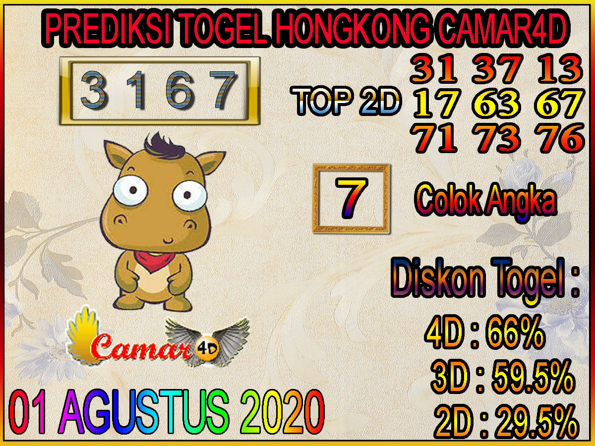 Prediksi Togel Hongkong 01 AGUSTUS 2020 Prediksi Togel Lengkap SGP