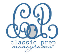 Sassy Sponsor: Classic Prep Monograms