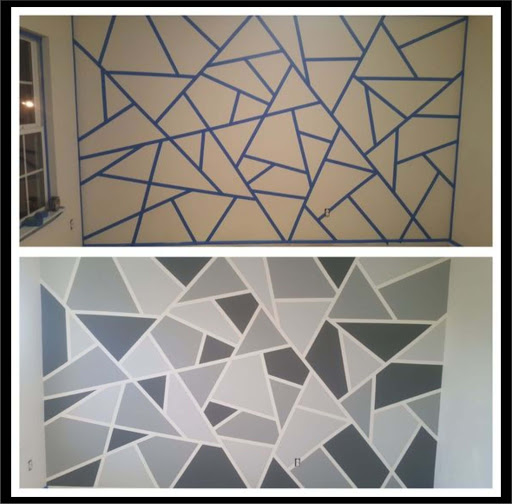Como Decorar Tus Paredes Con Triangulos Pintados