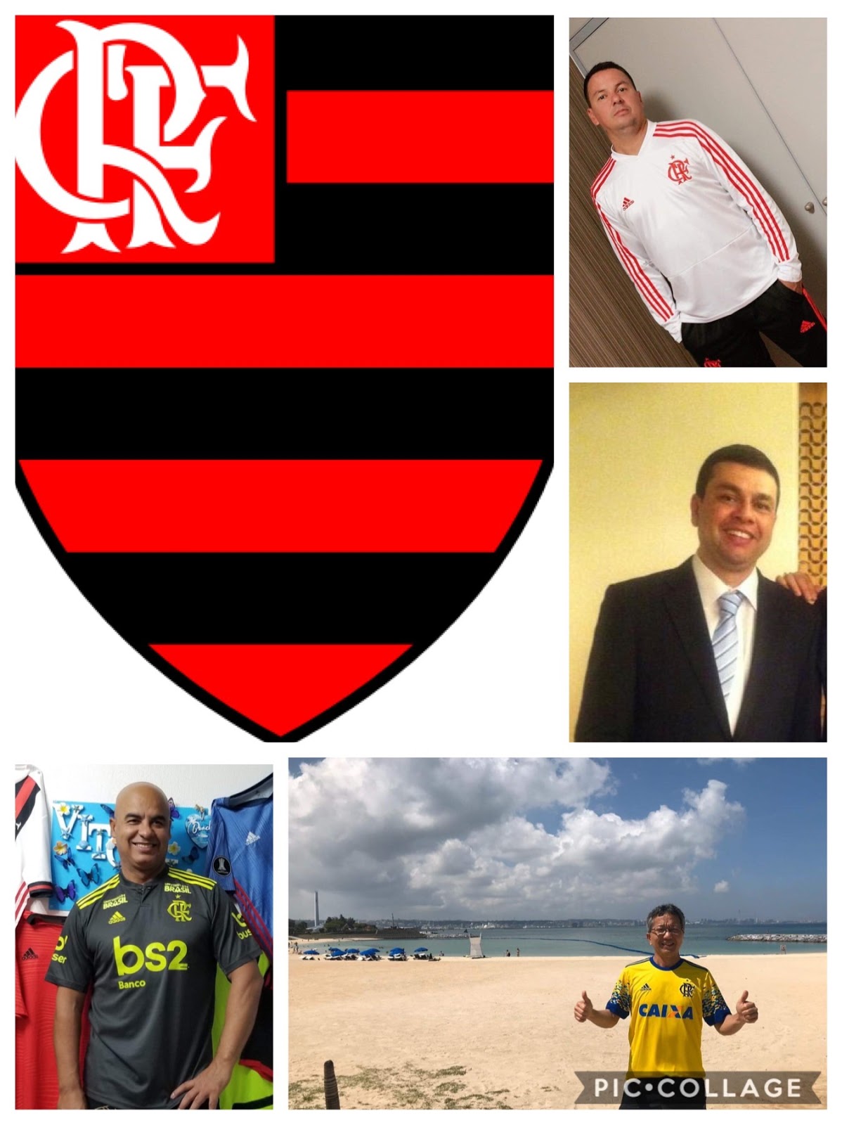 calção flamengo preto