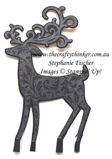 #thecraftythinker #stampinup #3dxmasbox #christmastablefavor #dashingdeer , Dashing Deer, Detailed Deer, Christmas Table Favor, Xmas Table Favour, Stampin' Up Demonstrator, Stephanie Fischer, Sydney NSW, 3D project
